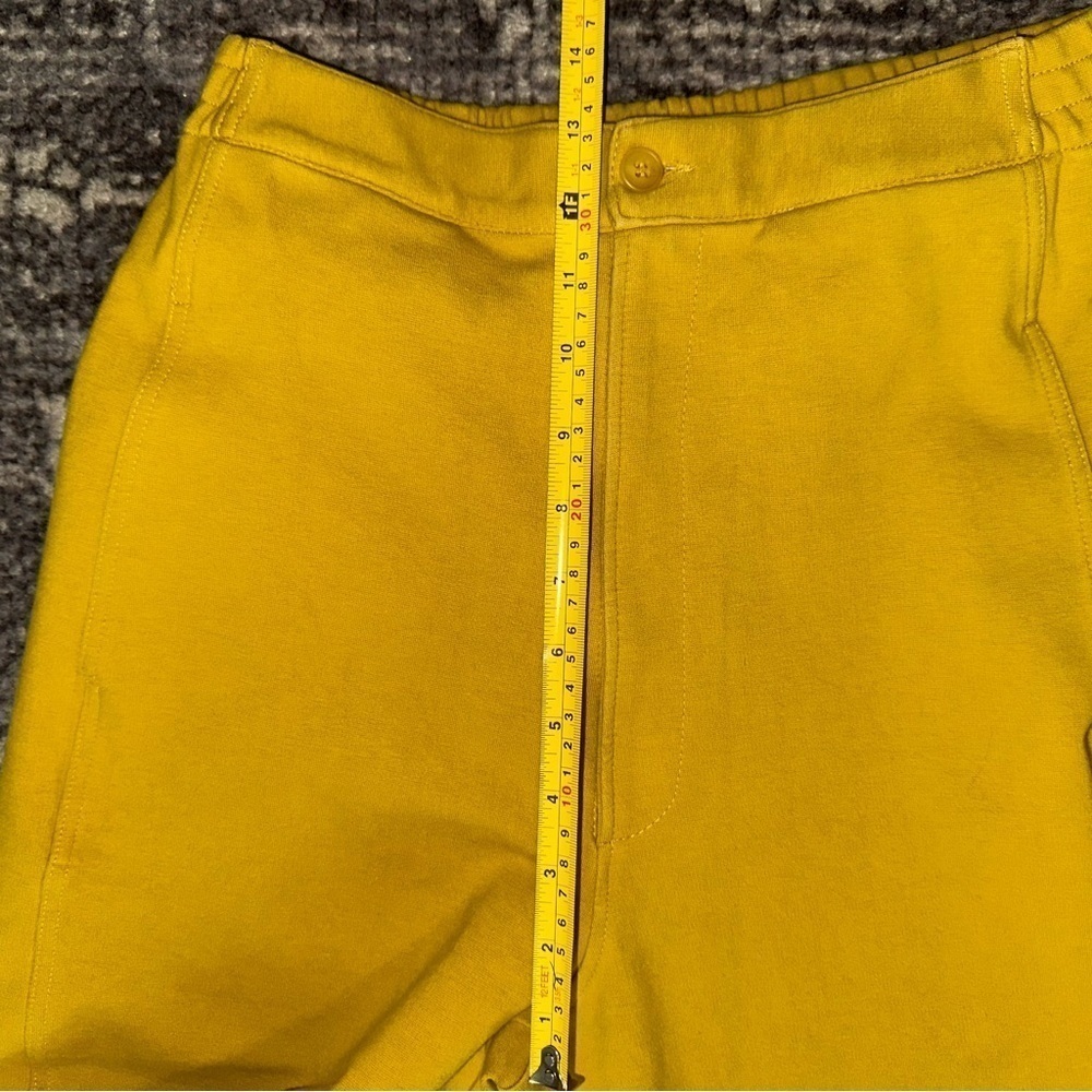 Rita Row Women’s Size 38 M Marigold Yellow High Rise Slouchy Cropped Pants - Picture 7 of 10